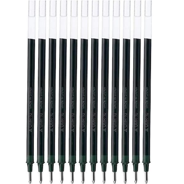 Uni-Ball UMR10 Signo Gel Ink Pen Refill 1.0mm Black 12 Pack