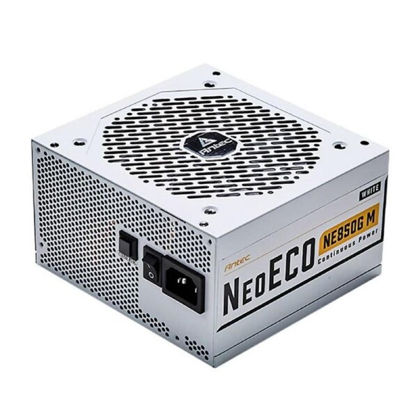 Antec NE 850w 80+ Gold, Fully-Modular, LLC DC, White 1x EPS 8PIN, 120mm Silent Fan, Japanese Caps, ATX Power Supply, PSU, 7 Years Warranty