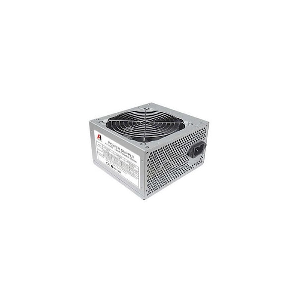 Aywun 500W Retail 120mm FAN ATX PSU. 1x 6PIN PCI-E, 24PIN ATX. Easy to Install, 2 Years Peace of Mind Warranty