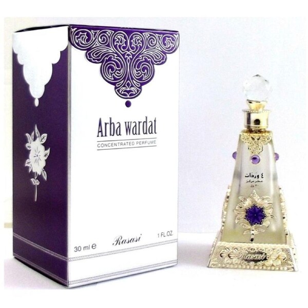 Rasasi Arba Wardat oil Perfume 30ml For Women