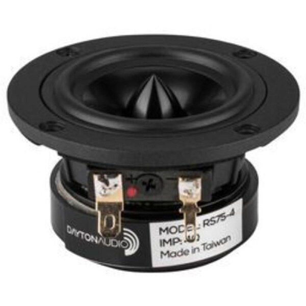 Dayton Audio 4 ohms Reference Series High Resolution Copper Cap Speaker Black