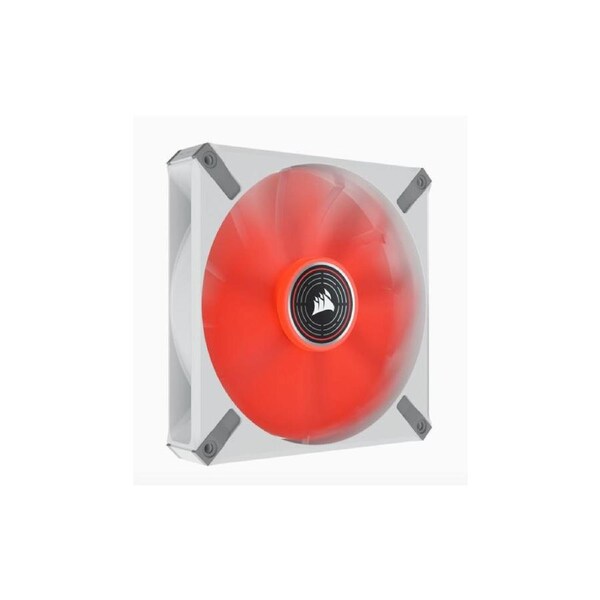 Corsair ML ELITE Series, ML140 LED ELITE WHITE, 140mm Magnetic Levitation Red