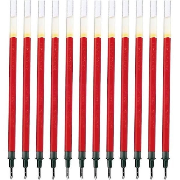 Uni-Ball UMR10 Signo Gel Ink Pen Refill 1.0mm Red 12 Pack