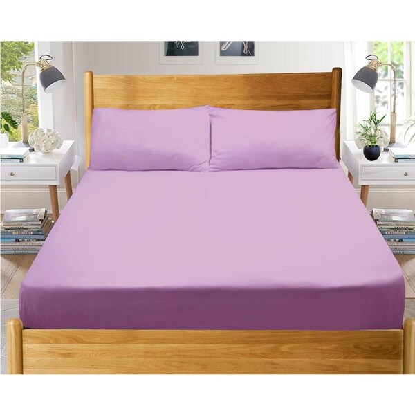 Shangri-La Linen 2000TC Cooling Fitted Sheet Combo Set Double / Silver