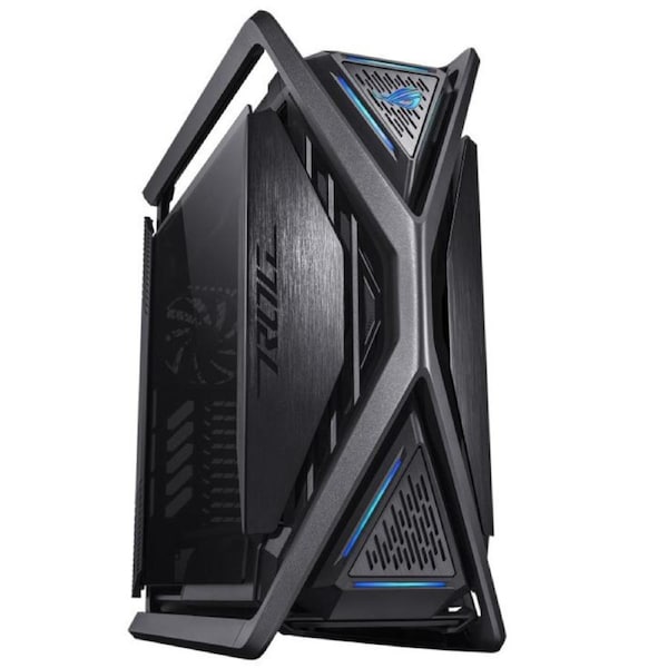 ASUS GR701 ROG Hyperion Case Black E-ATX ATX M-ATX Mini-ITX Tempered Glass Window, Metal Front Panel, 4x USB 3.2, 2x USB 3.2 Gen2 (Type-C)