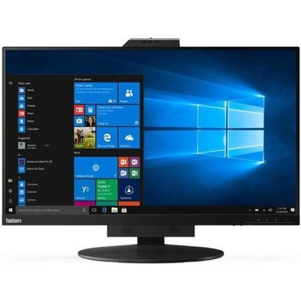LENOVO ThinkCentre Tiny-in-One G4 27' 60Hz QHD Monitor 2560x1440 16:9 14ms Height Adjust Tilt Swivel Pivot HDMI DP USB3.1 Webcam Mic VESA 3YR WTY