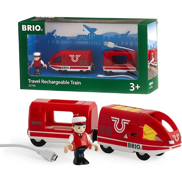 Brio World Travel Rechargeable Train 3pcs 33746