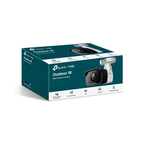 TP-Link VIGI 3MP C330I(4mm) Outdoor IR Bullet Network Camera, 4mm Lens, Smart