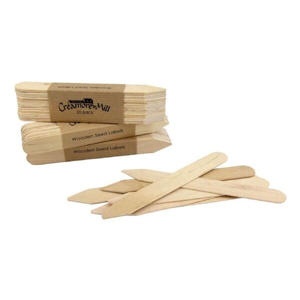 Wooden Seed Labels - pack of 20 - Creamore Mill
