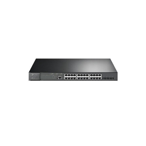 TP-Link TL-SG3428XMP JetStream 24-Port Gigabit and 4-Port 10GE SFP+ L2+ Managed Switch with 24-Port PoE+,Omada