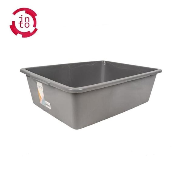 Heavy Duty 35L Plastic Basin Tub Containers Storage Crate Box Large BPA Free