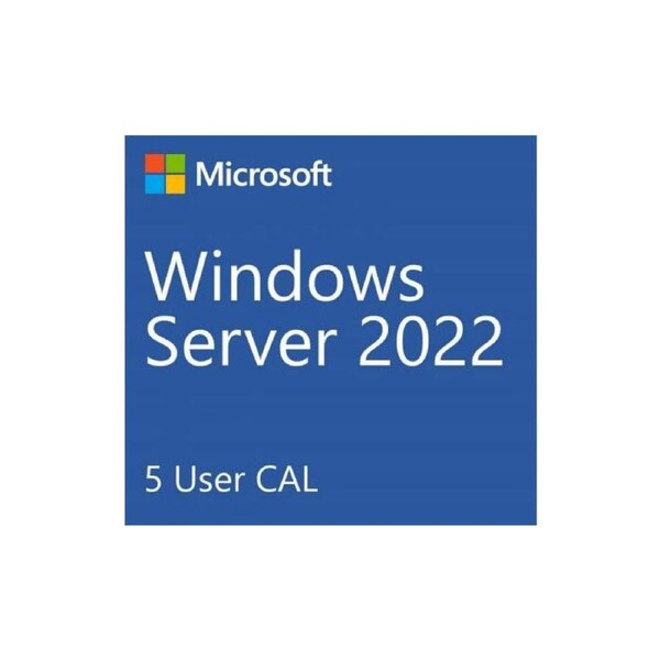 Microsoft Server Standard New 2022 * - 5 Users CAL Pack OEM, Use with SMS-WINSVR22