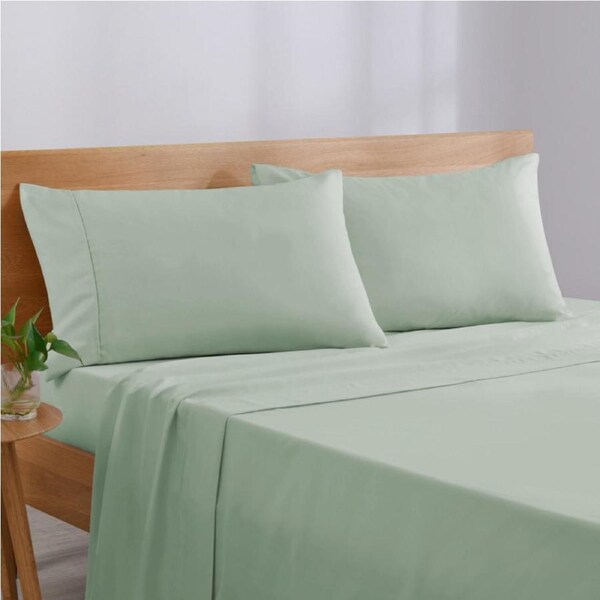 Esplanade Home Soft Touch Sheet Set Mint Double
