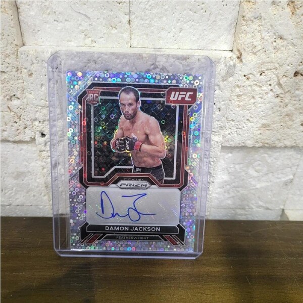 2023 Panini Prizm UFC - DAMON JACKSON Rookie Auto Disco Prizm