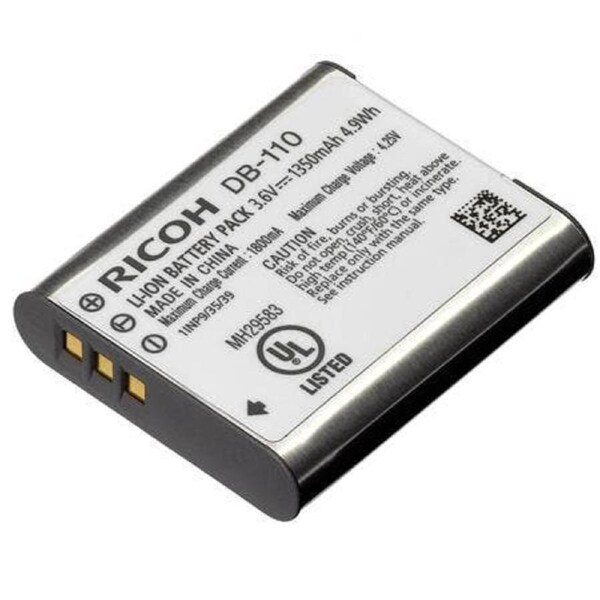 Ricoh DB-110 Lithium Battery for GR III, GR IIIx, WG-6