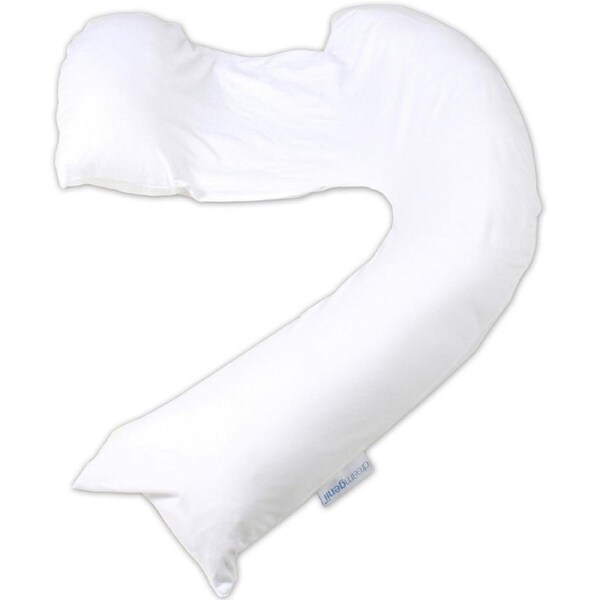 Dreamgenii Nursing Breast Feeding Pregnancy Support Pillow - White