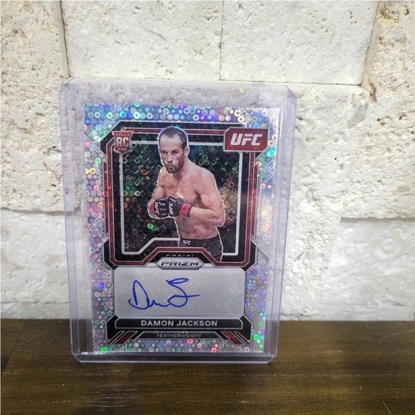 2023 Panini Prizm UFC - DAMON JACKSON Rookie Auto Disco Prizm