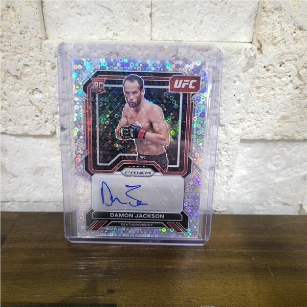 2023 Panini Prizm UFC - DAMON JACKSON Rookie Auto Disco Prizm