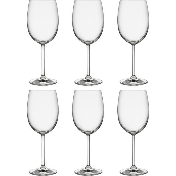 6pc Ecology 450ml Classic Crystalline Wine Glass Red Wine Drinking Set Clear