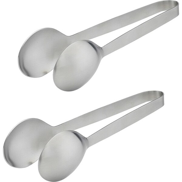 2x Ecology 18cm Alto Serving Kitchen/Home Food Tongs Salad Holder Spoon Small