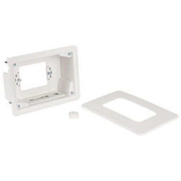 Amdex 1 Clipsal Style Mech Twist Clamp Design Cable Connector Recessed Wallplate