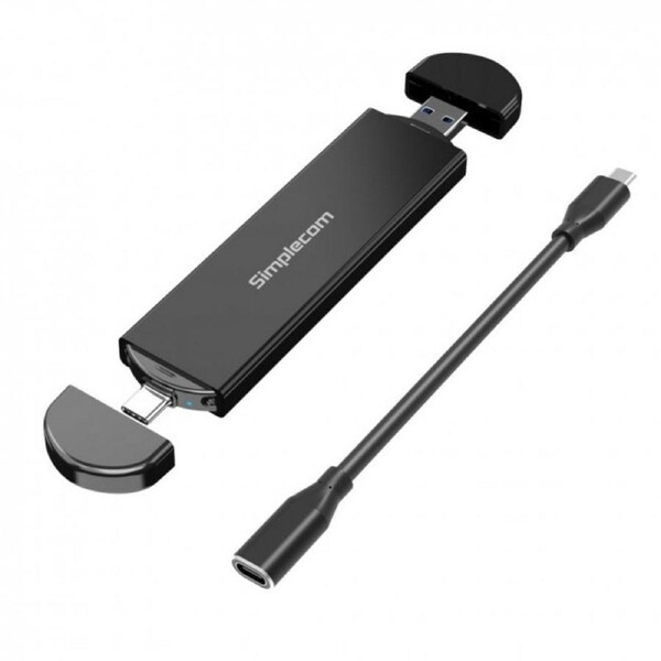 Simplecom SE522 NVMe / SATA M.2 SSD to USB 3.2 Gen 2 Dual USB Connector