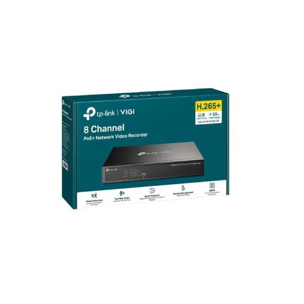 TP-Link VIGI NVR1008H-8P VIGI 8 Channel PoE+ Network Video Recorder