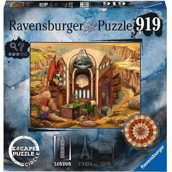 Ravensburger - Escape The Circle London Jigsaw Puzzle 919 Piecess