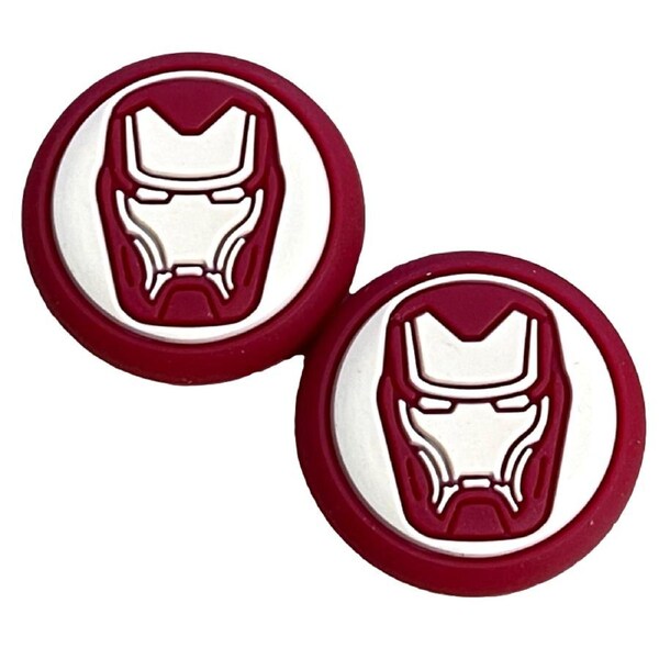 Iron Man Thumb Grips For Switch Pro/ PS4/ XBOX ONE/360 Controller Cover Caps