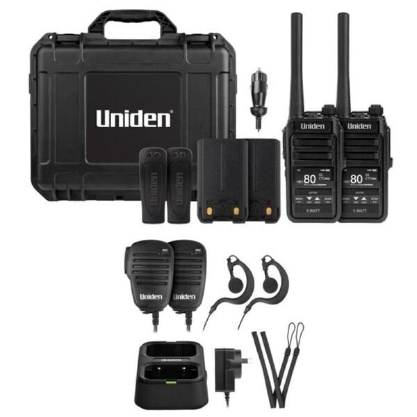 Uniden UH785-2TP 5 Watt UHF CB Radio Tradies Pack