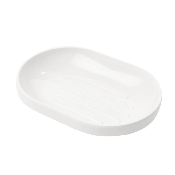 Glossy White Soap Dish