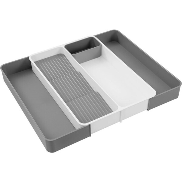 Boxsweden Brite 4 Section Spice Organiser & Storage Tray w/Utensil Compartments