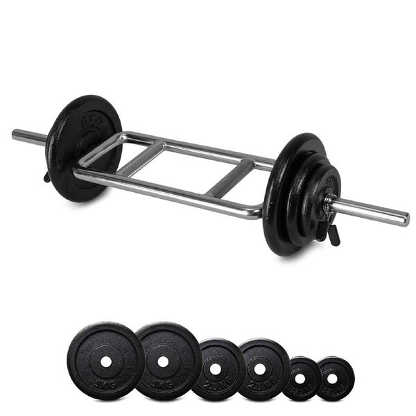 35kg Standard Hammer Curl / Triceps Barbell Set
