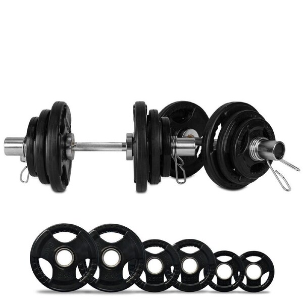 4kg - 31.5kg Adjustable Olympic Dumbbell Set