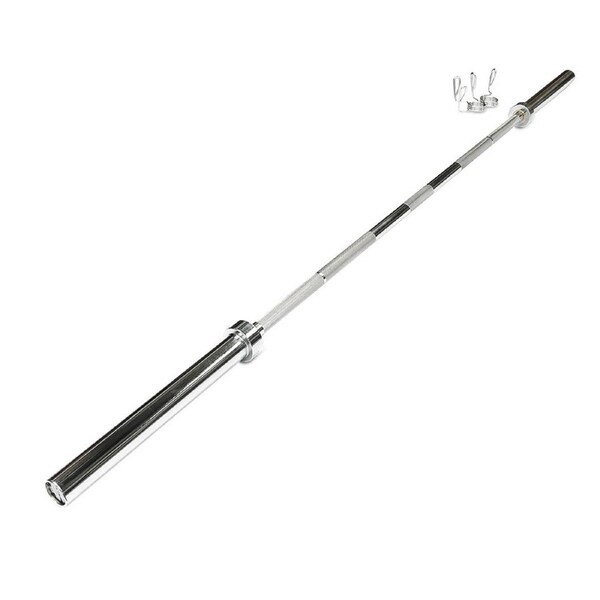 7ft Olympic 20kg Barbell 700 LBS Rating + Spring Clips