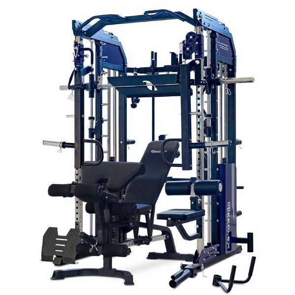 Reeplex CX3 Multi-Functional Trainer + Attachments + Adjustable Bench