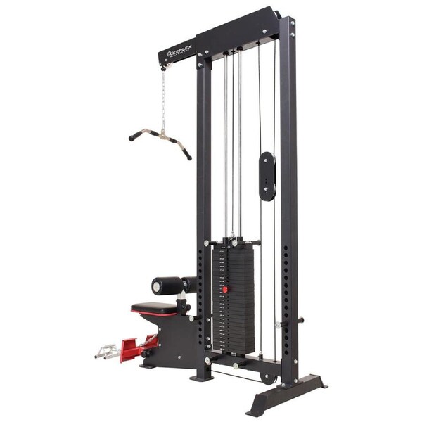 Reeplex Lat Pulldown + Row Machine with 140kg Weight Stack