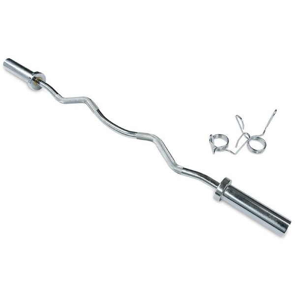 Reeplex Pro Olympic Ez-Curl Barbell