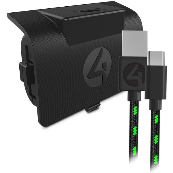 4Gamers Xbox Wireless Controller Play & Charge Battery Pack - Black