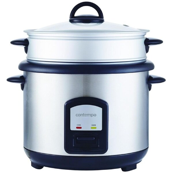 Contempo 10 Cup Rice Cooker with Steamer