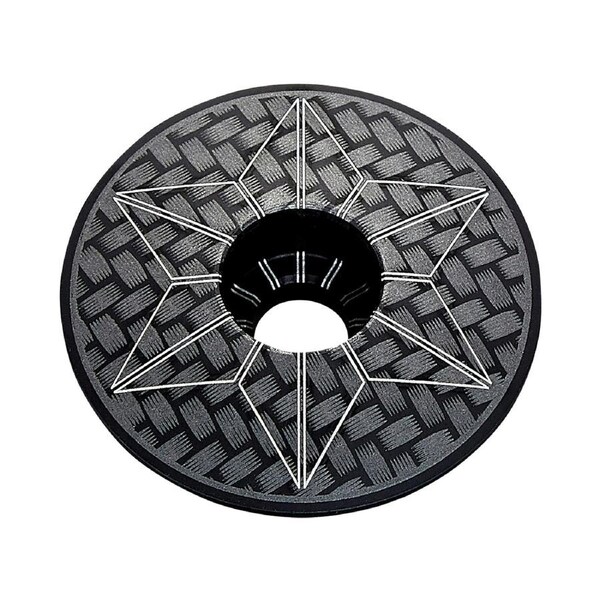 Supacaz Star Capz - Lazer Carbon - Carbon