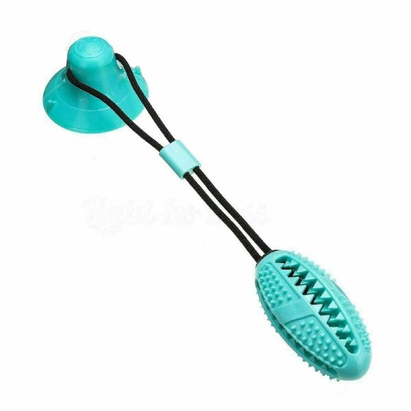 Dog Interactive Rubber Pet Molar Bite Floor Suction Cup Balls Puppy Fun Chew Toy