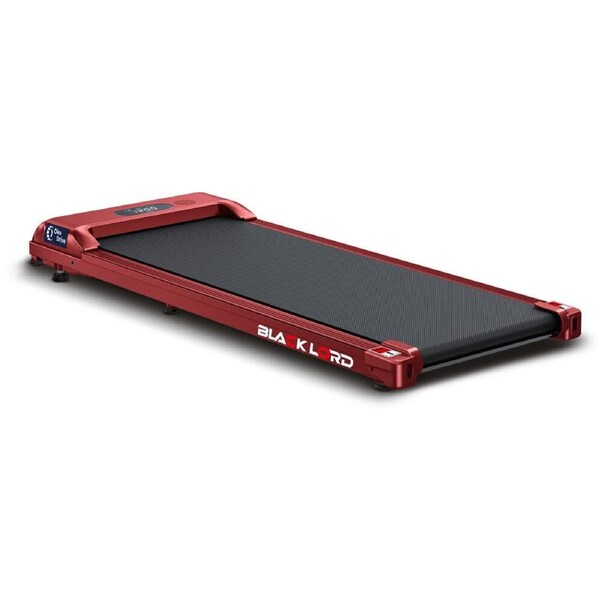 38cm Belt BLACK LORD Electric Treadmill Walking Pad Under Desk Fitness Remote Control (Red)
