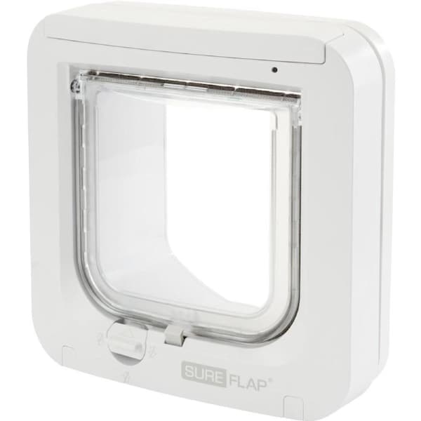 SureFlap Microchip Electronic Cat Door / Cat Flap in White