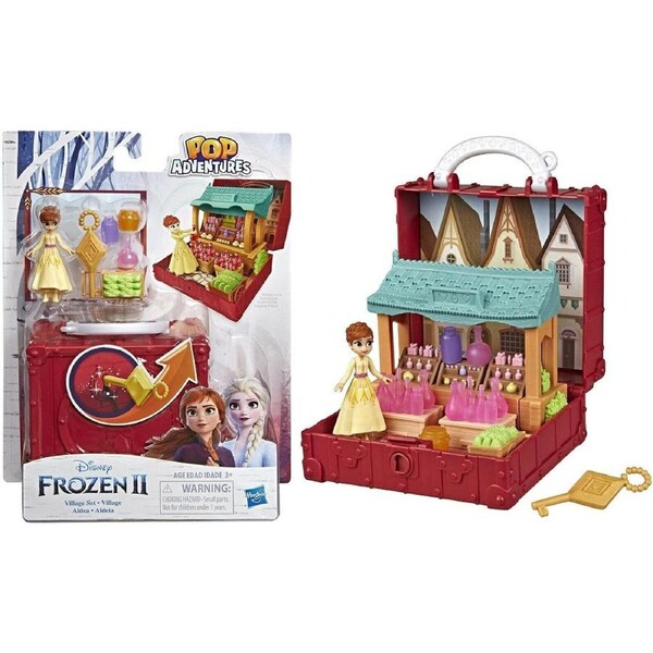 Disney Frozen Adventures Village set Pop-Up Playset with Handle