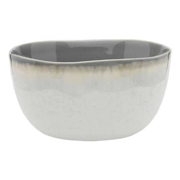 Ecology 23cm Stoneware Dawn Tall Soup/Salad Rice/Noodle Serving Bowl Cloud Grey