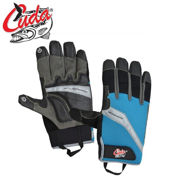 Cuda Kevlar Armor Offshore Neoprene Gloves XL (CU-18361-001)