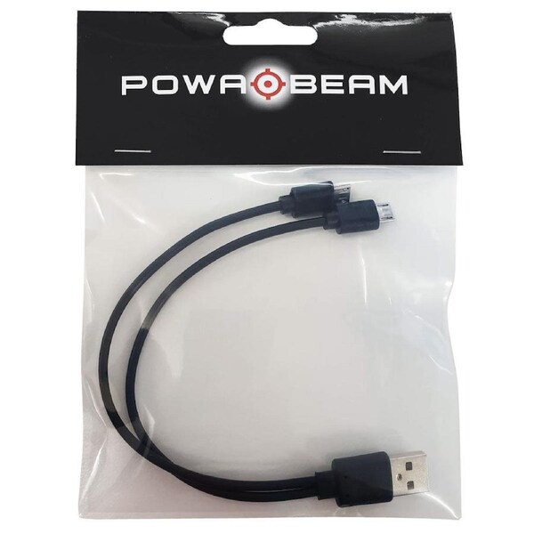 Powa Beam Dual USB Battery Charging Cable for Powa Beam BAT-R26 (BAT-RCC)
