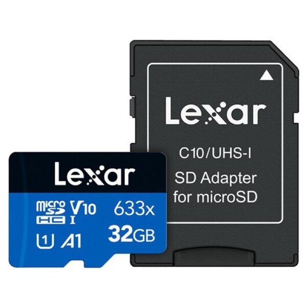 Lexar 633x MicroSD Memory Card - 32GB