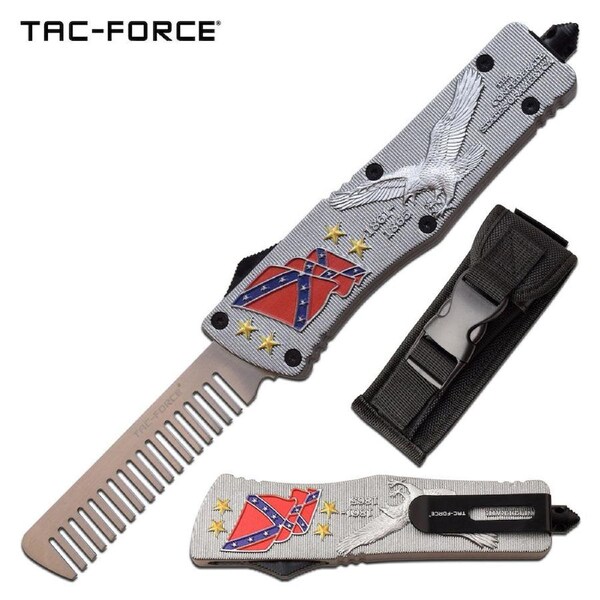 Tac-Force Eagle Retractable Beard Comb with Glassbreaker (K-TF-CB001)